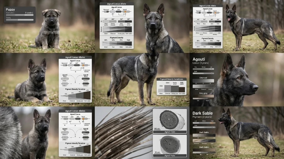 Understanding Grey German Shepherd Genetics
