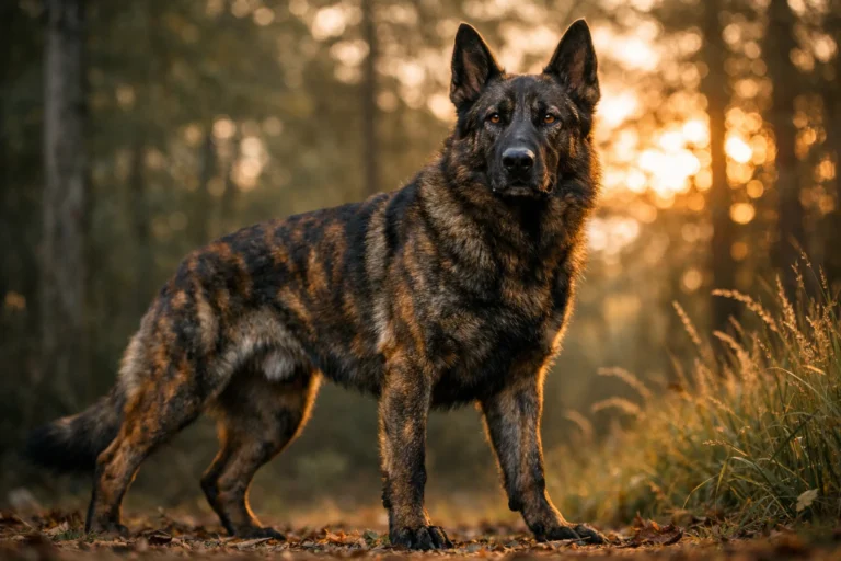 brindle german shepherd