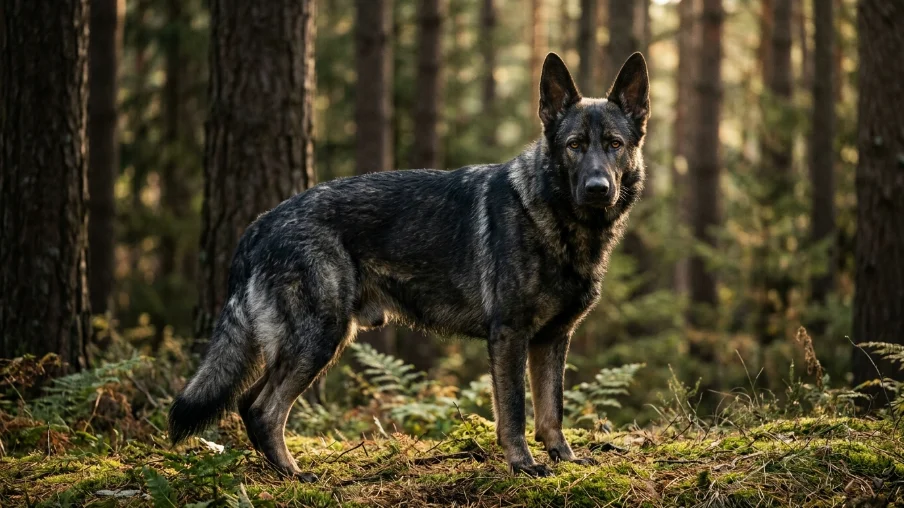 dark sable german shepherd