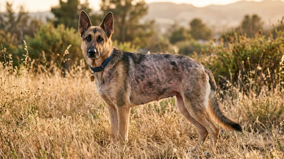 hairless german shepherd