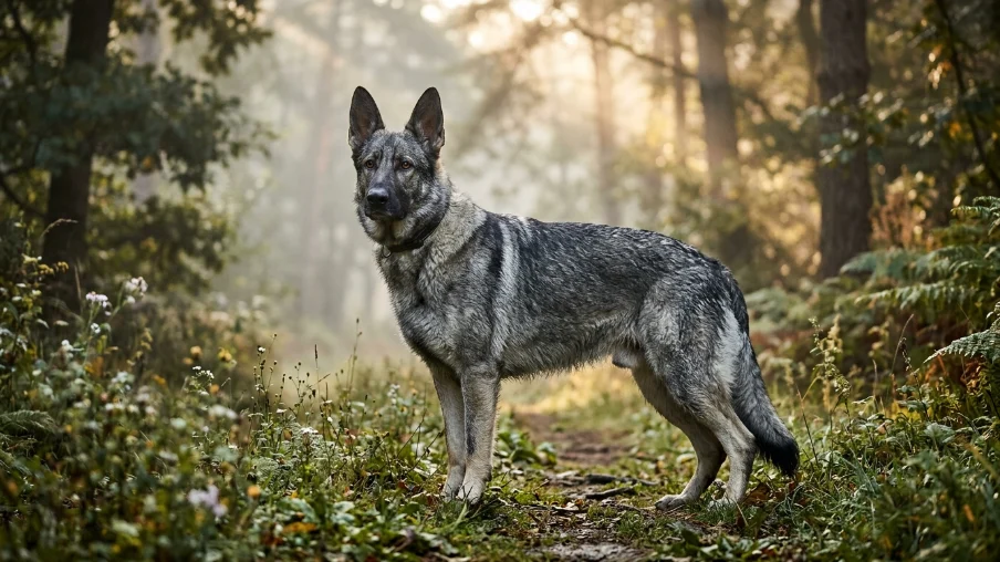 silver sable german shepherd