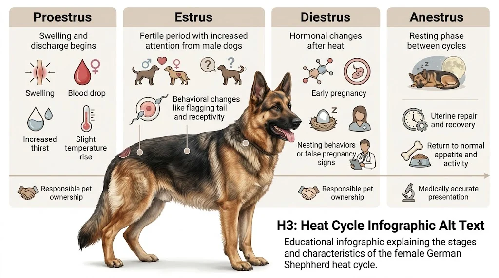 Female German Shepherd Heat Cycle