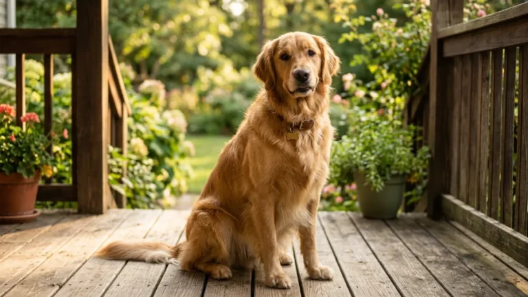 female golden retriever