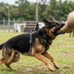 german shepherd bite force