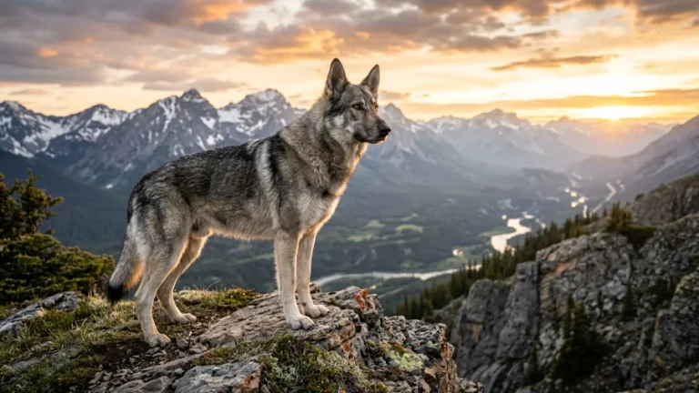 german shepherd wolf mix