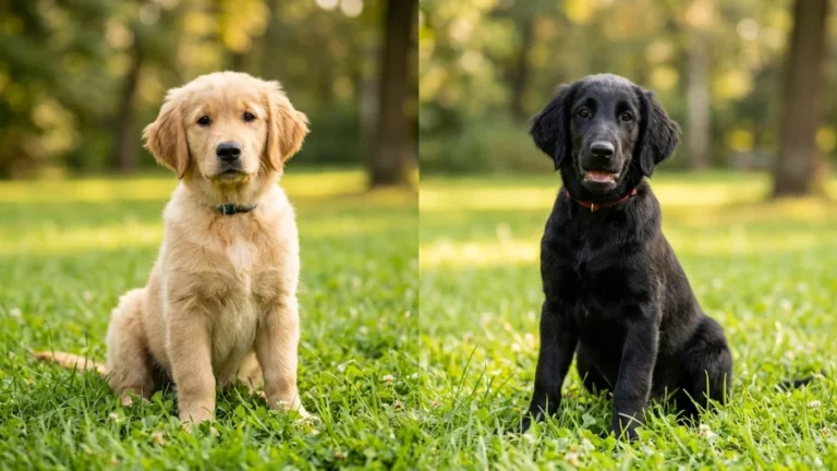 golden retriever black
