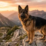 long haired german shepherd