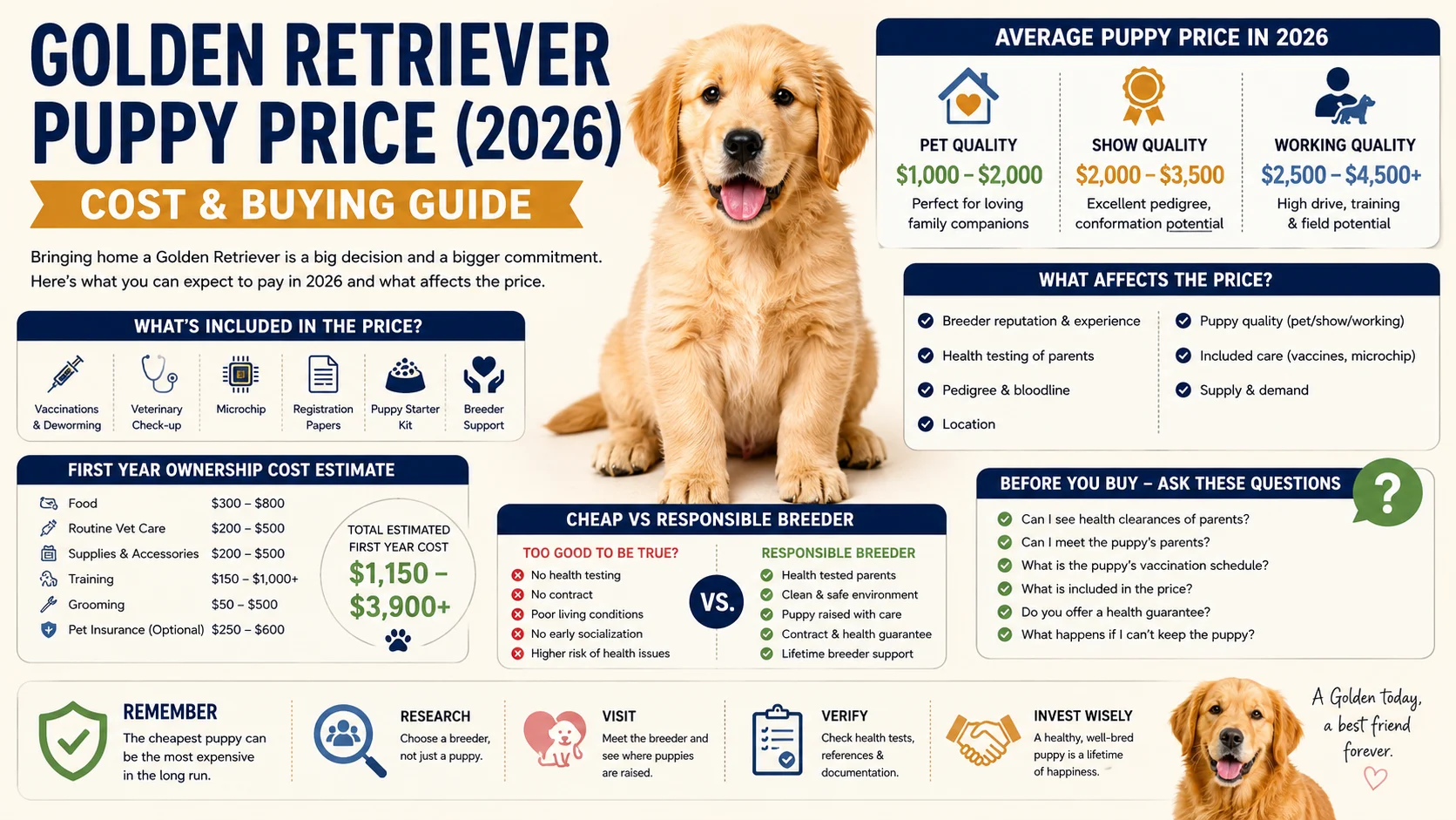 Golden Retriever Puppy Price