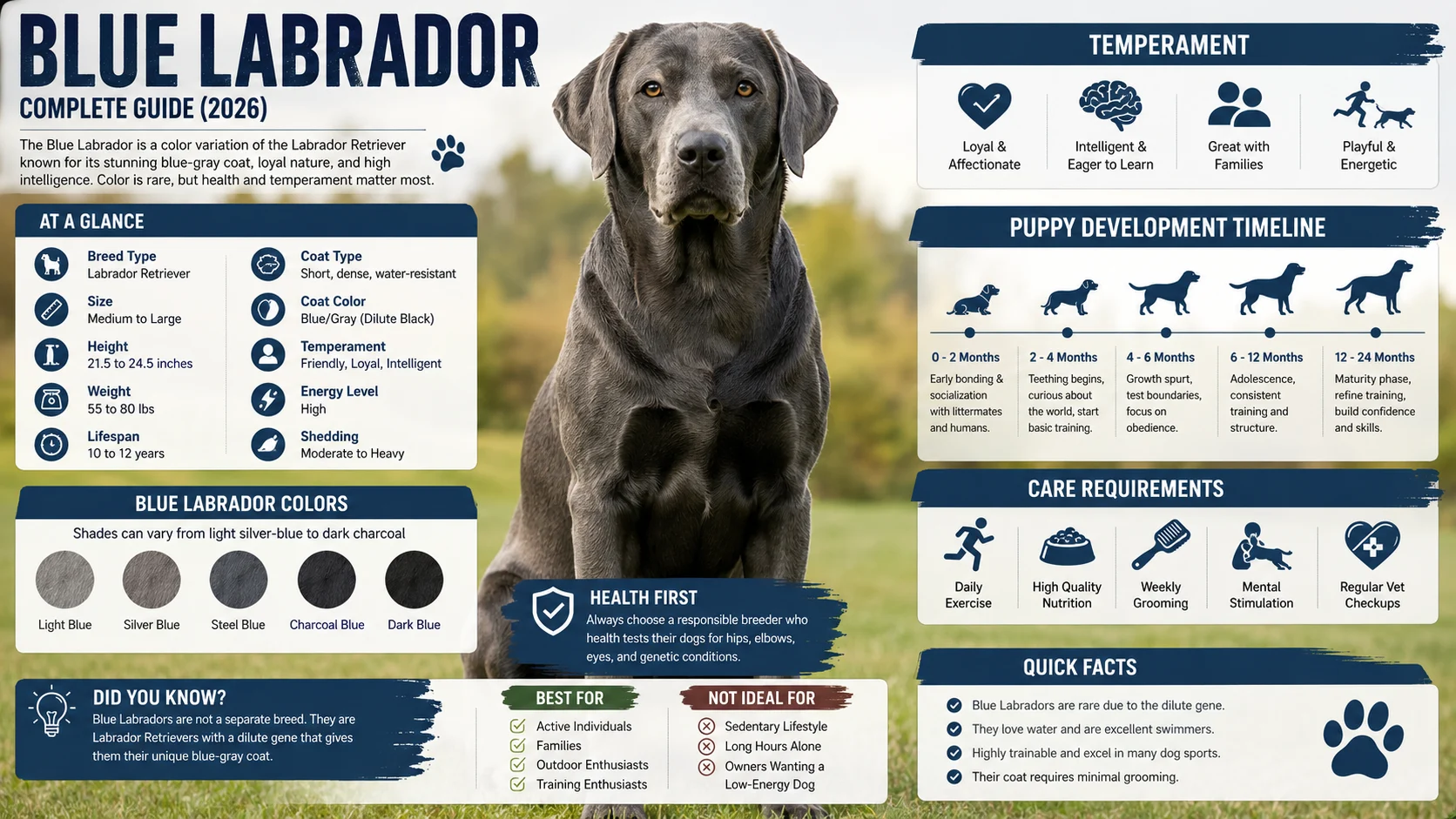 blue labrador