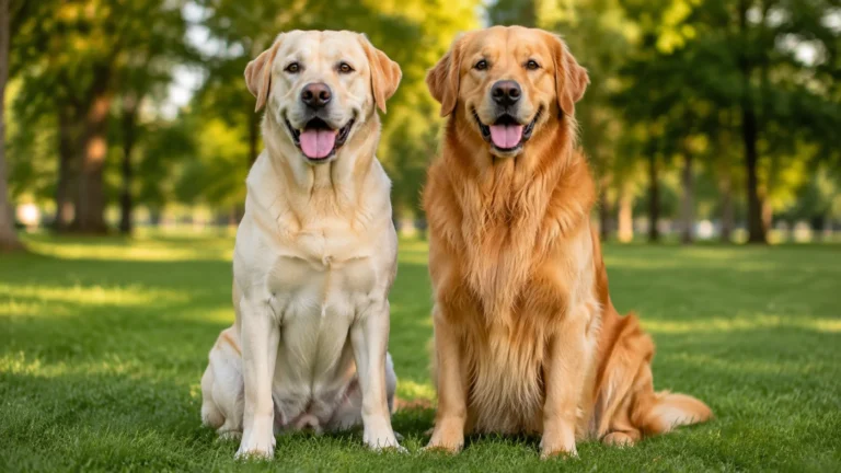 lab vs golden retriever