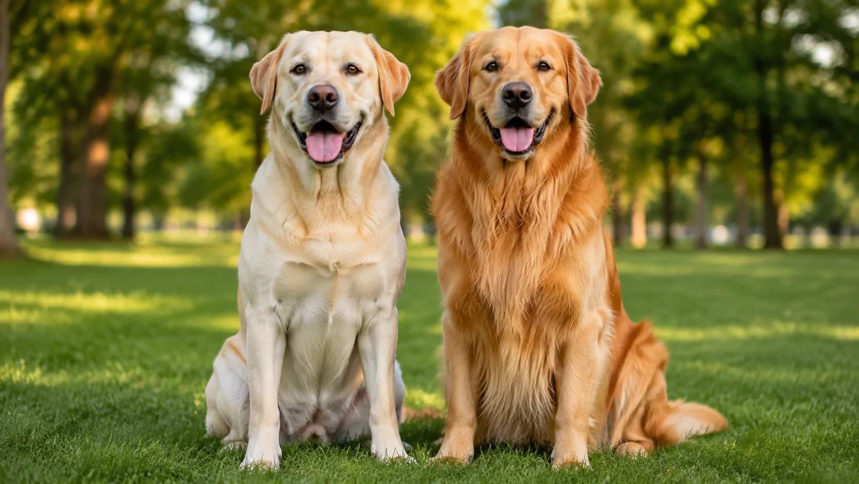lab vs golden retriever