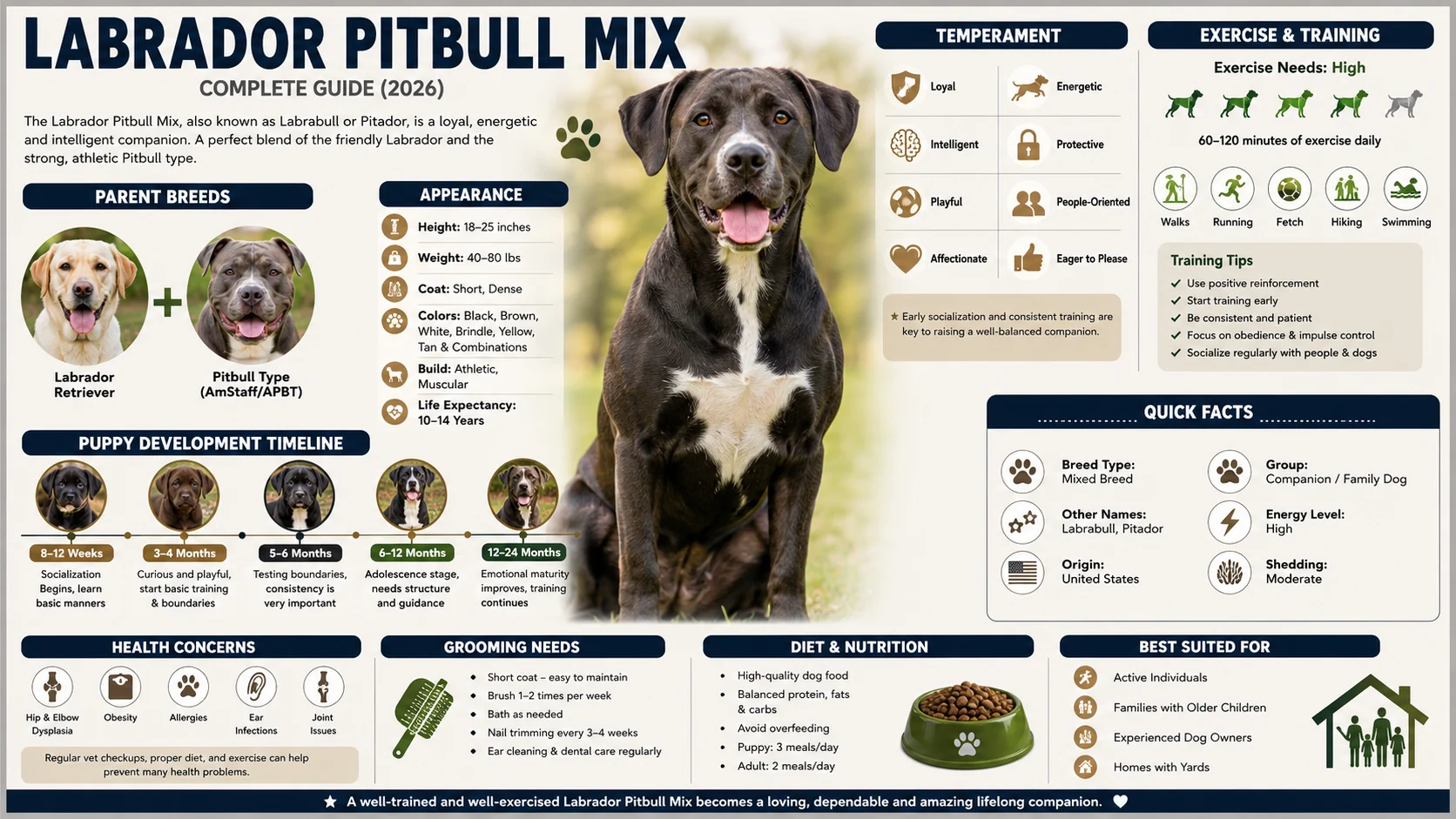 labrador pitbull mix
