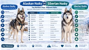 Alaskan Husky vs Siberian Husky