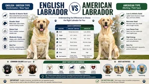 English Labrador vs American Labrador