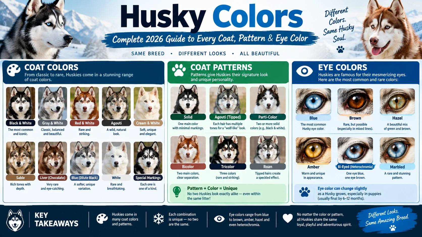 Husky Colors