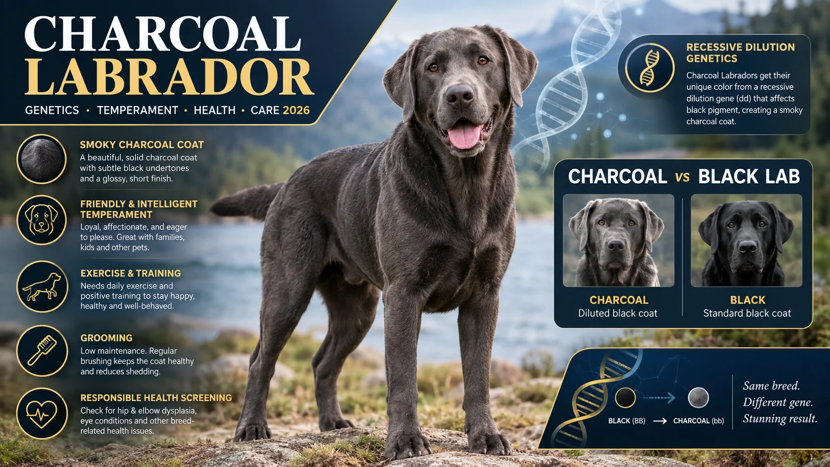 charcoal labrador