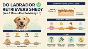 do labrador retrievers shed