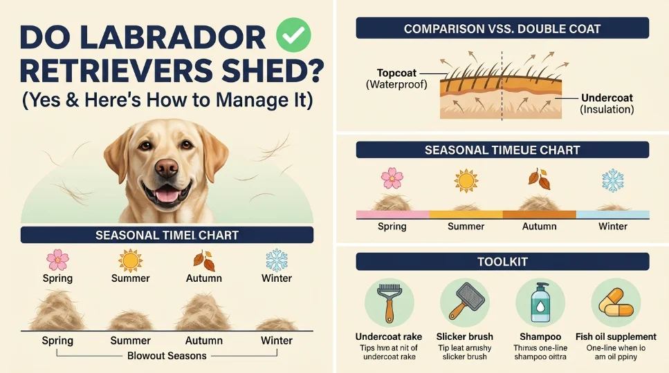 do labrador retrievers shed