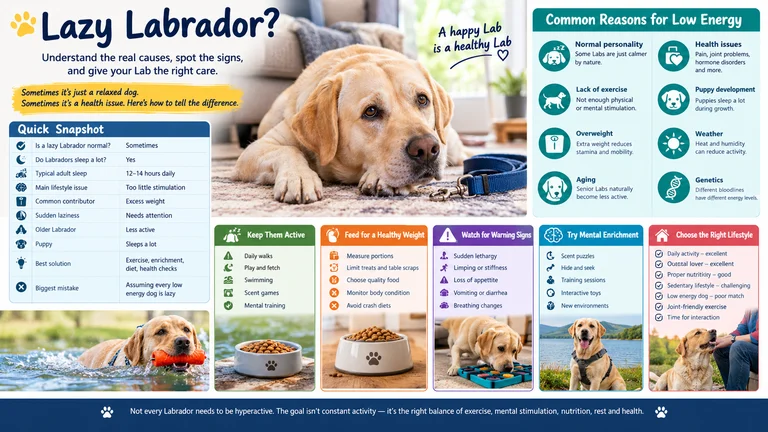 lazy labrador
