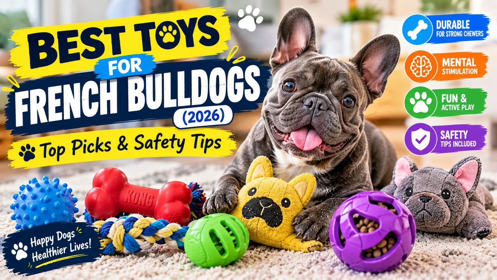Best Toys for French Bulldogs