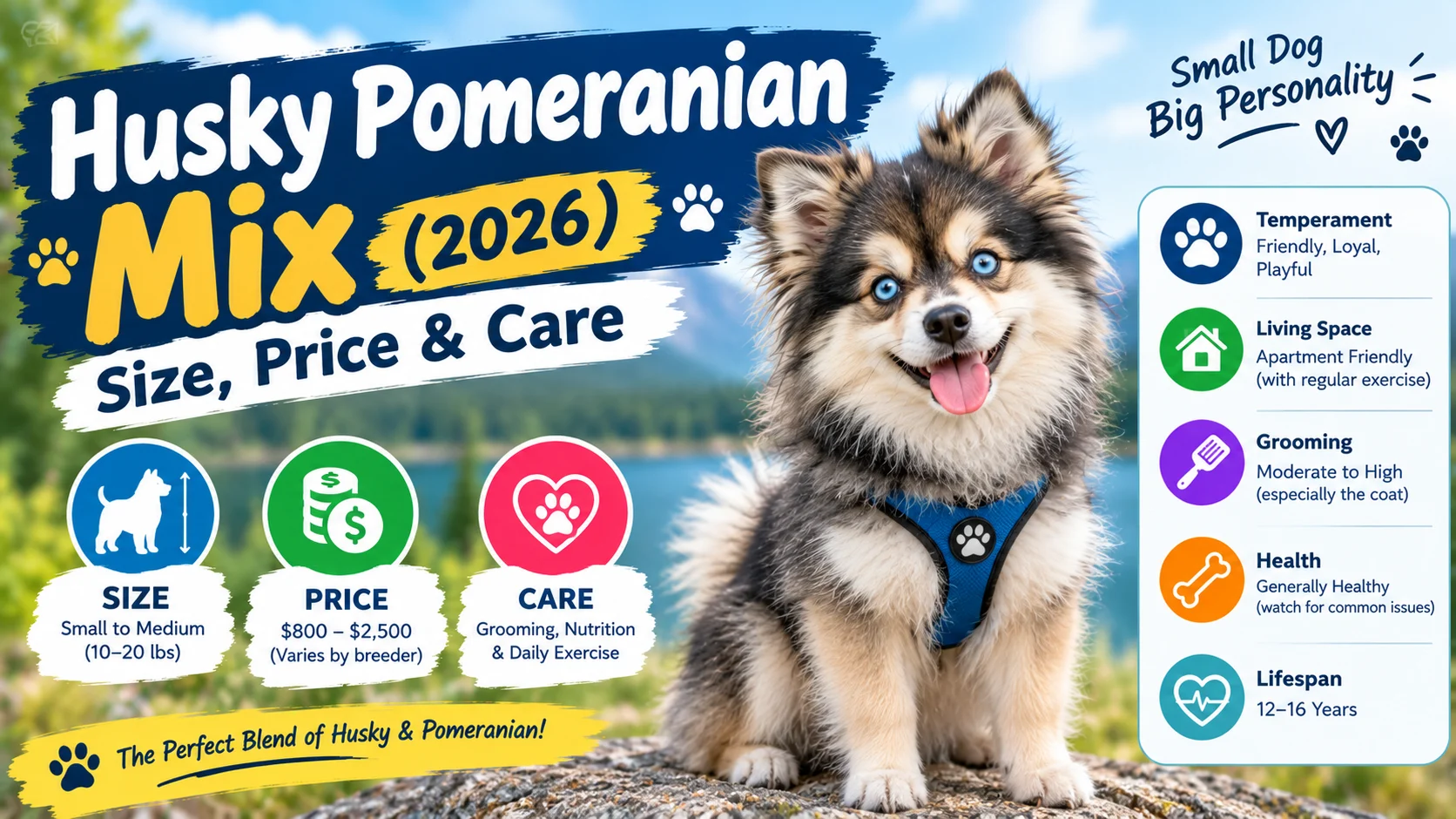 Husky Pomeranian Mix