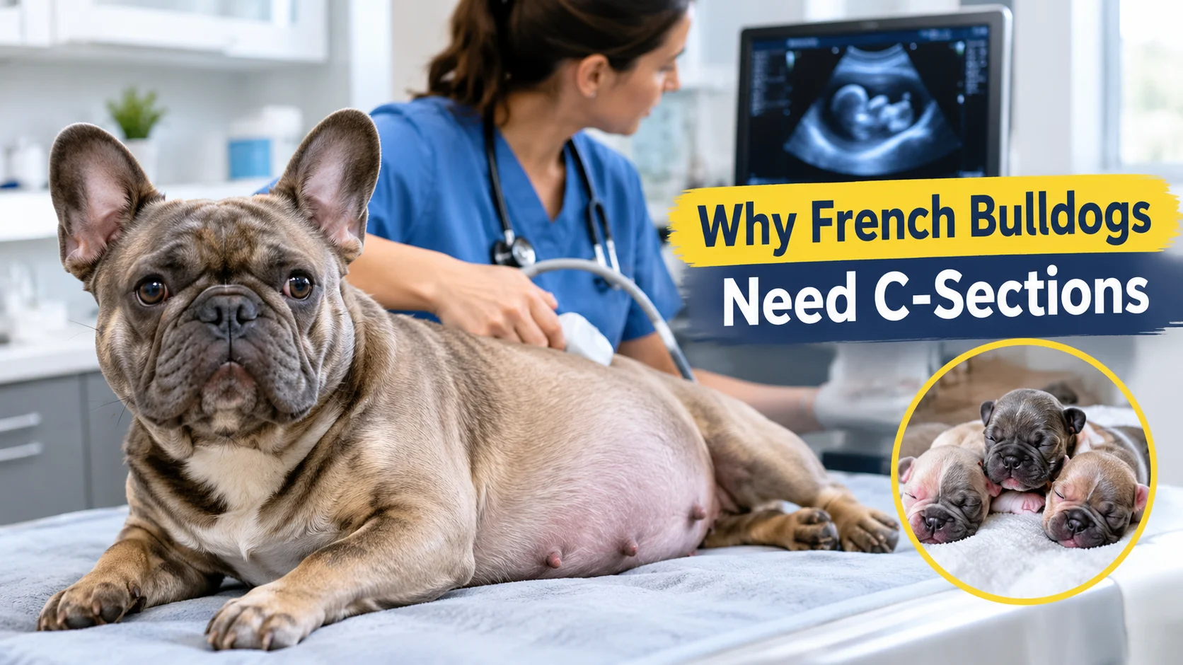 Why French Bulldogs Need C-Sections
