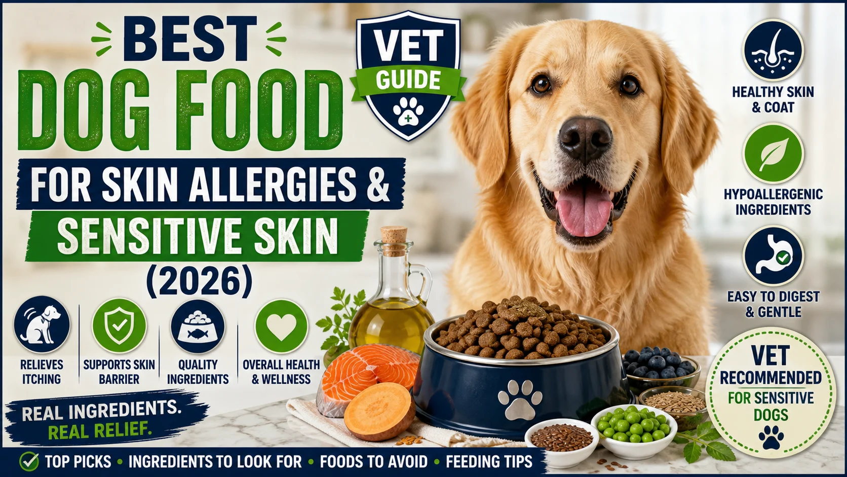 Best Dog Food for Skin Allergies
